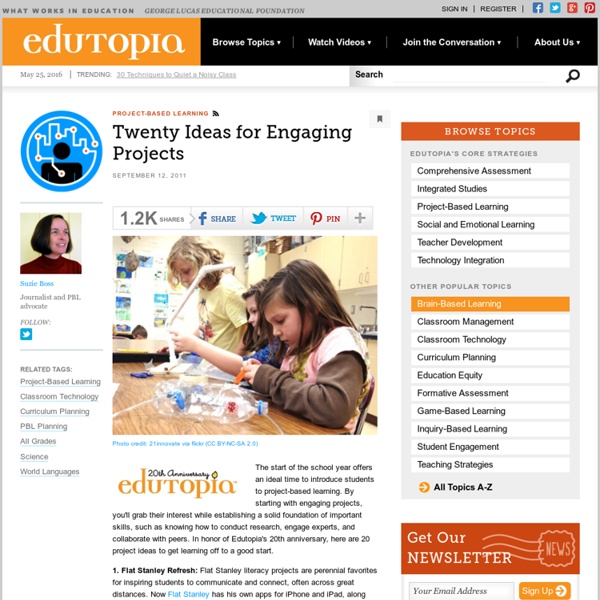 Twenty Ideas for Engaging Projects