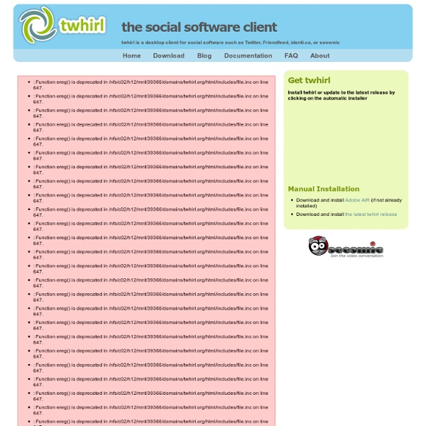 The social software client