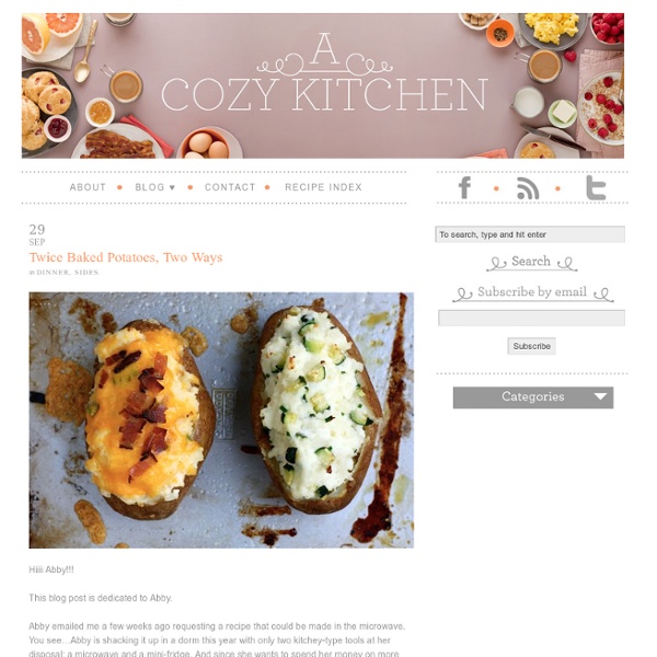 Twice Baked Potatoes, Two Ways