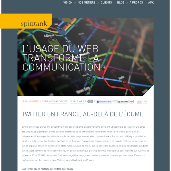 Twitter en France, au-delà de l’écume