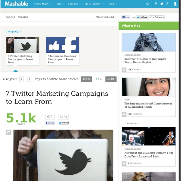 7 Twitter Marketing Campaigns to Learn From