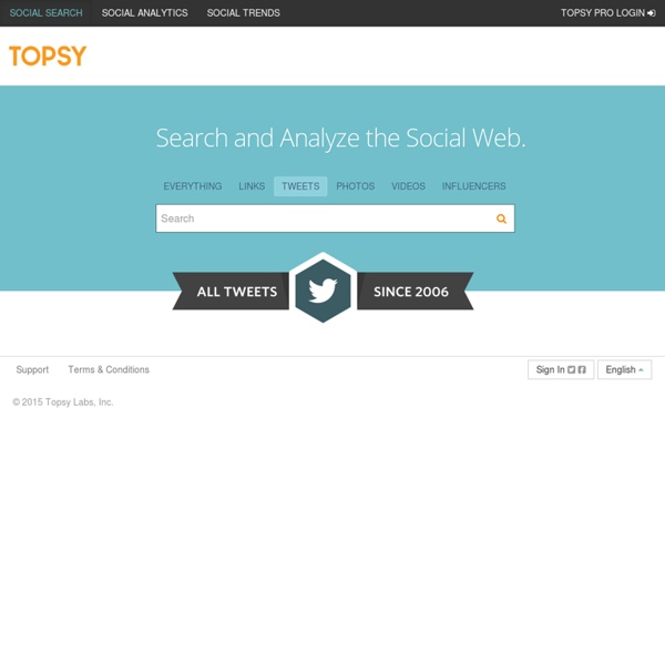 Real-time search for the social web