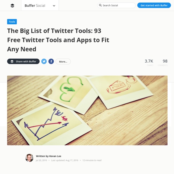 91 Free Twitter Tools and Apps That Do Pretty Much Everything