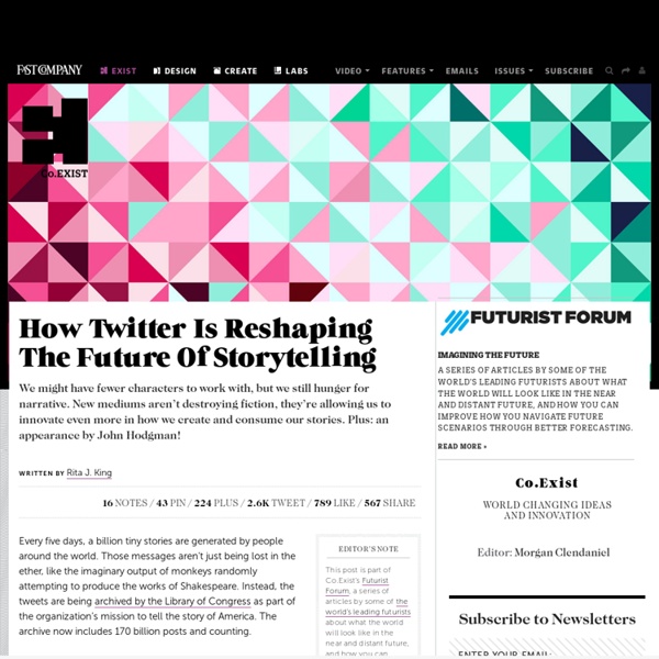 How Twitter Is Reshaping The Future Of Storytelling