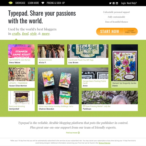 Services de blog et blogs professionnels sur TypePad.fr
