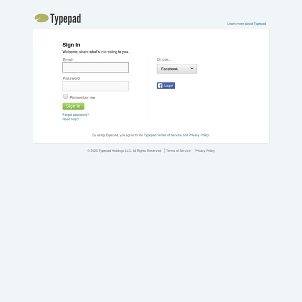 TypePad - Accueil
