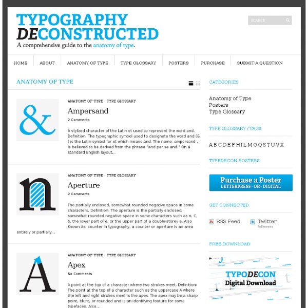 Typography Deconstructed