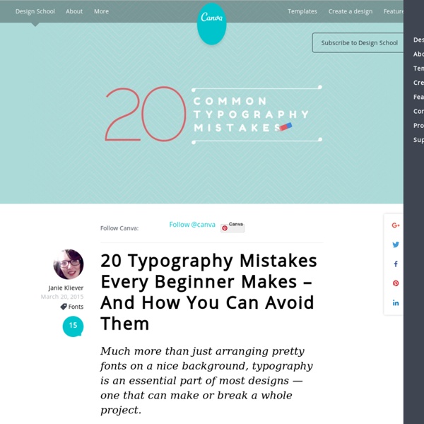 20 Typography Mistakes Every Beginner Makes – And How You Can Avoid Them