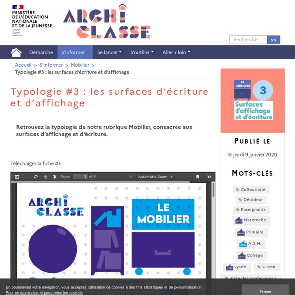 Https://archiclasse.education.fr/Typologie-3-les-surfaces-d-ecriture-et-d-affichage