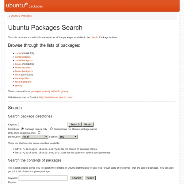 Ubuntu Packages Search