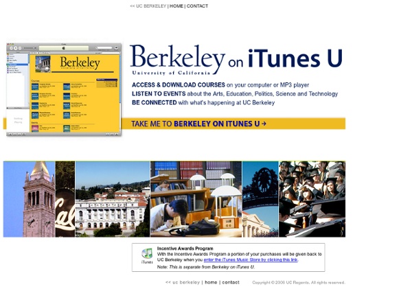 UC Berkeley on iTunes U