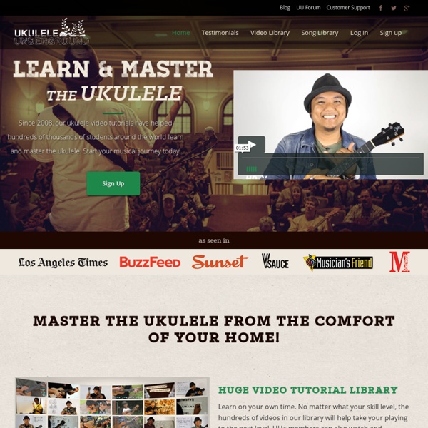 Ukulele Underground - Free online video ukulele lessons, tabs, chords, and the largest ukulele forum on the internet!
