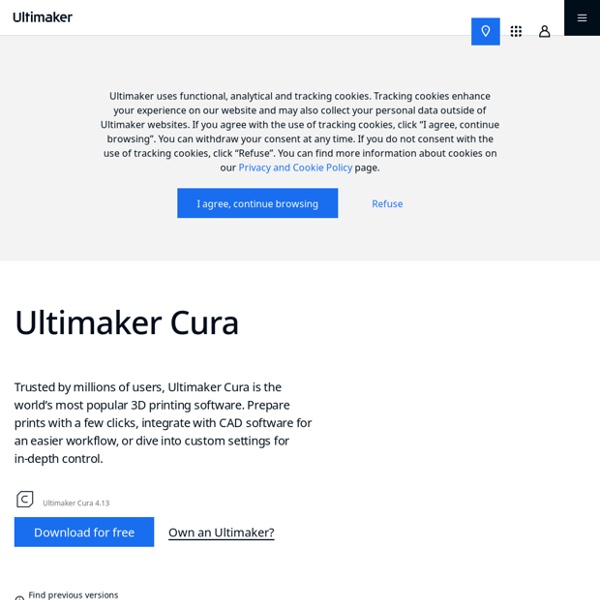 Cura: Powerful, easy-to-use 3D printing software