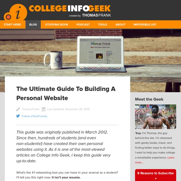 The Ultimate Guide To Building A Personal Website