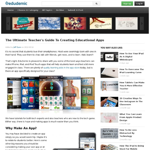 The Ultimate Teacher's Guide To Creating Educational Apps