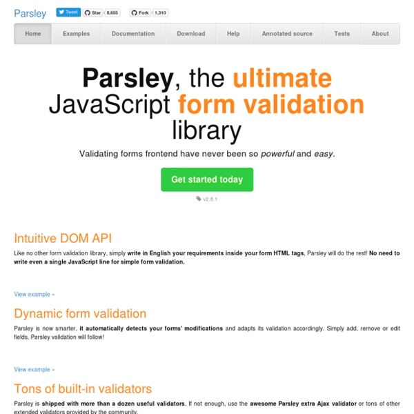 Parsley.js