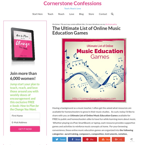 The Ultimate List of Online Music Education Games