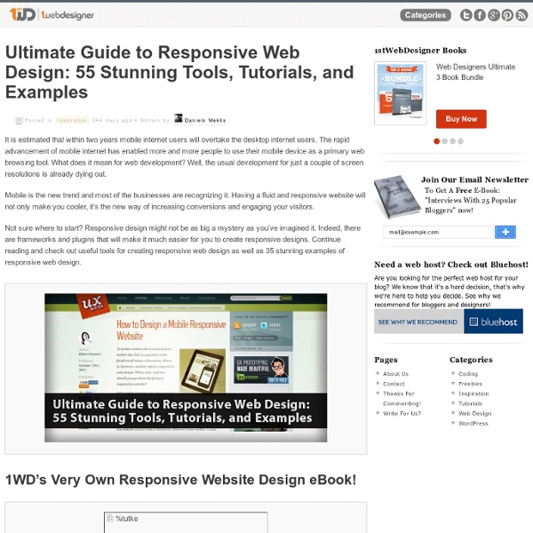 Ultimate Guide To Responsive Web Design: Tools and Examples