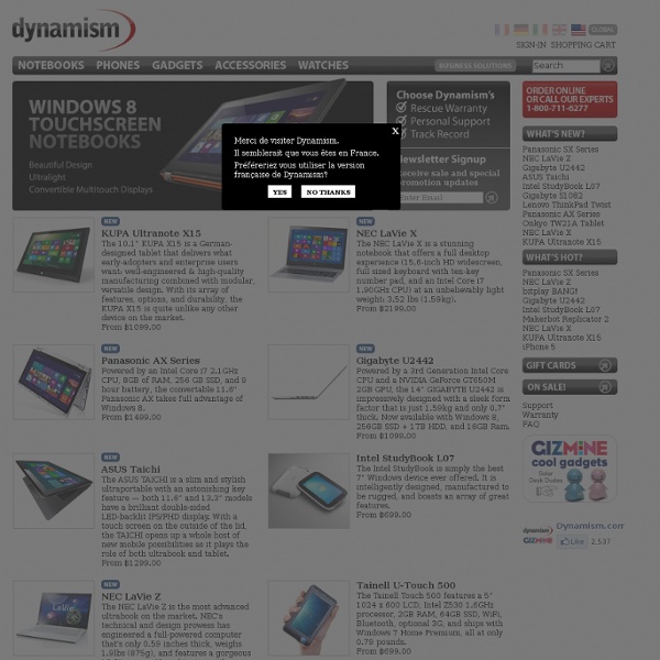 Dynamism - Online shopping for Ultra-mobile Tech and Gadgets