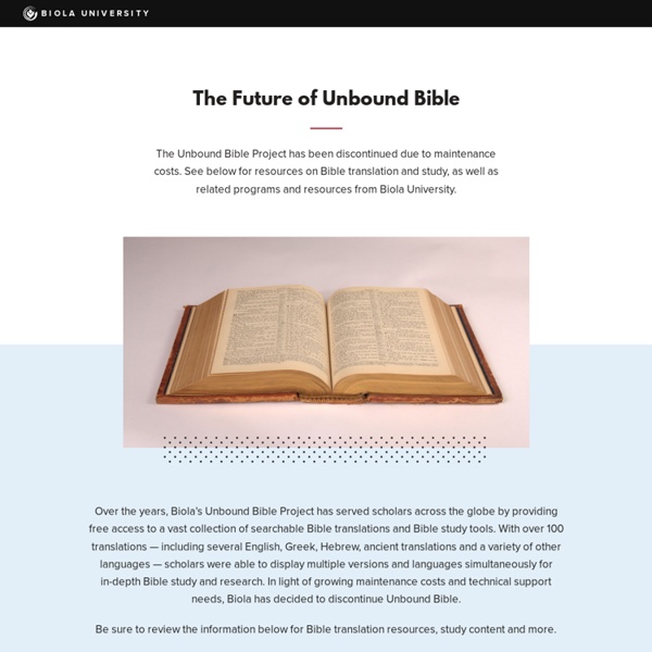 Unbound Bible