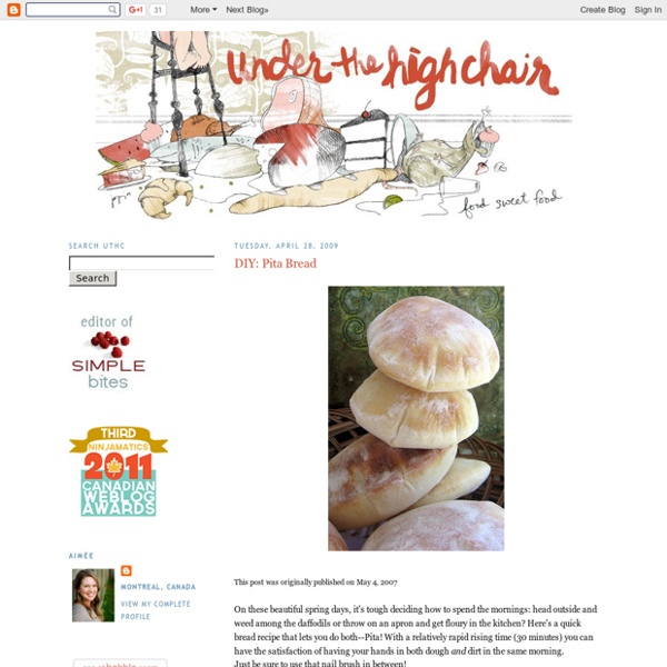 Under the High Chair: DIY: Pita Bread