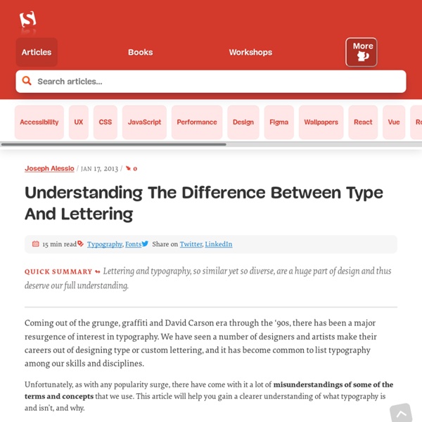 Understanding The Difference Between Type And Lettering