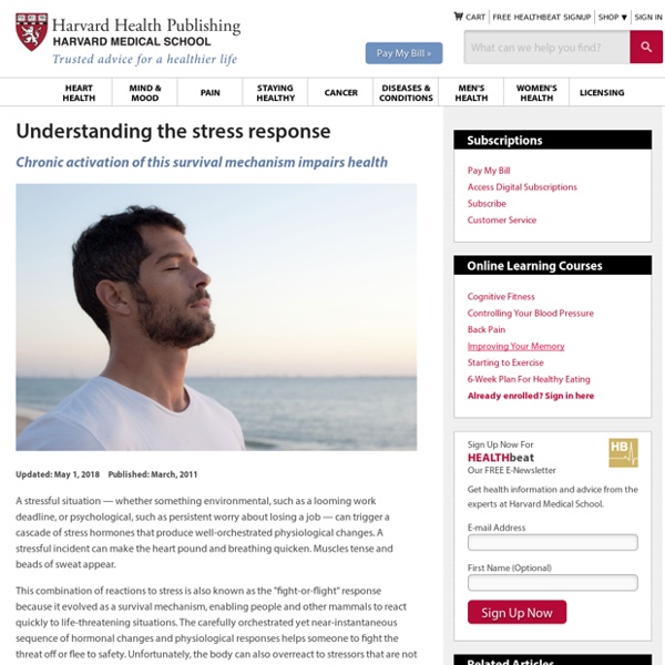 Understanding the stress response