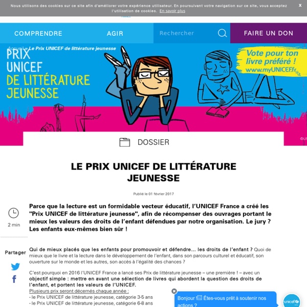 Le Prix UNICEF de littérature jeunesse