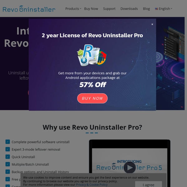Revo Uninstaller Pro - Uninstall Software, Remove Programs easily