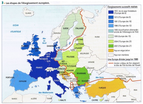 Carte Union européenne