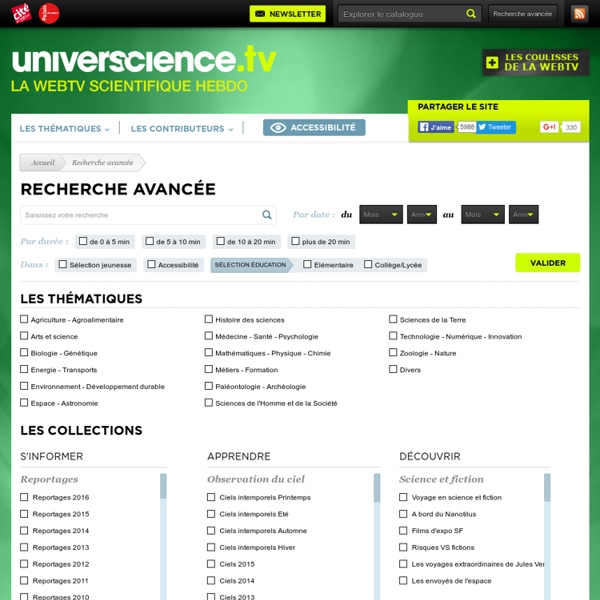 Universcience.tv