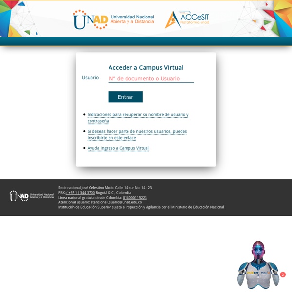 Acceder a Campus Virtual - Universidad Nacional Abierta y a Distancia UNAD