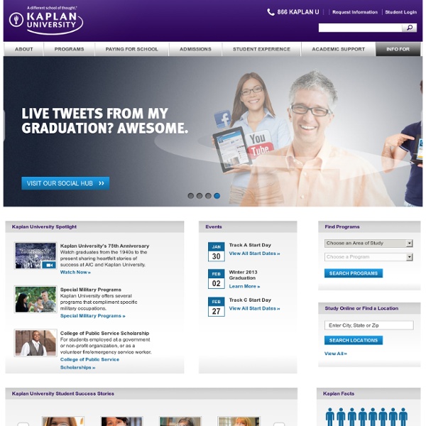 KAPLAN UNIVERSITY_Online University Degree Programs: Accredited Online Degrees & Online Certificates