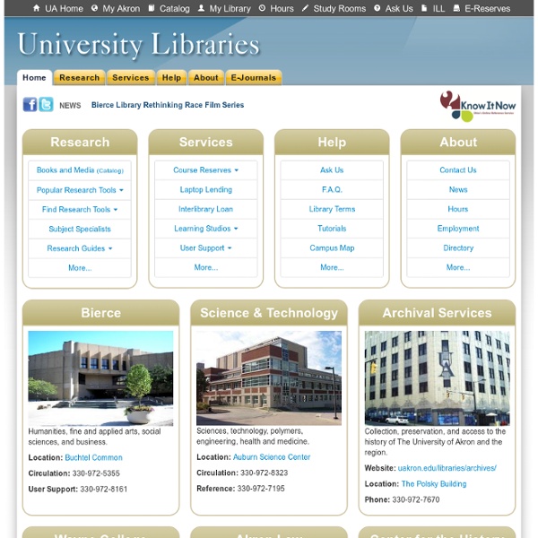 University Libraries at The University of Akron