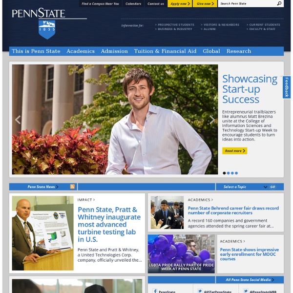 Welcome to Penn State's Home on the Web