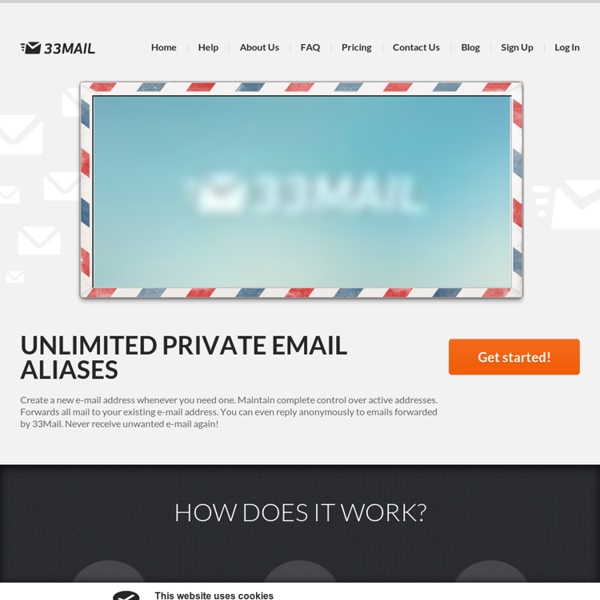 33Mail.com - Simple free disposable email address service, unlimited free disposable email addresses