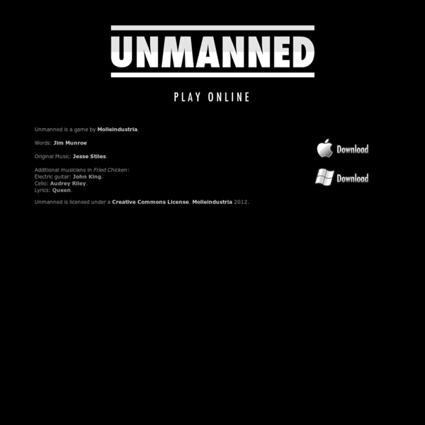 Unmanned: a Game by Molleindustria and Jim Munroe