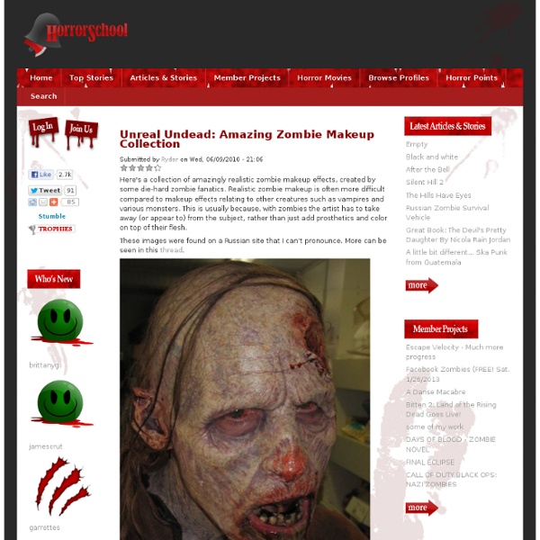 Unreal Undead: Amazing Zombie Makeup Collection