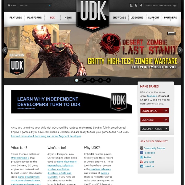 UDK - Unreal Development Kit - Epic Games