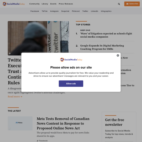 Social media news, strategy, tools, and techniques