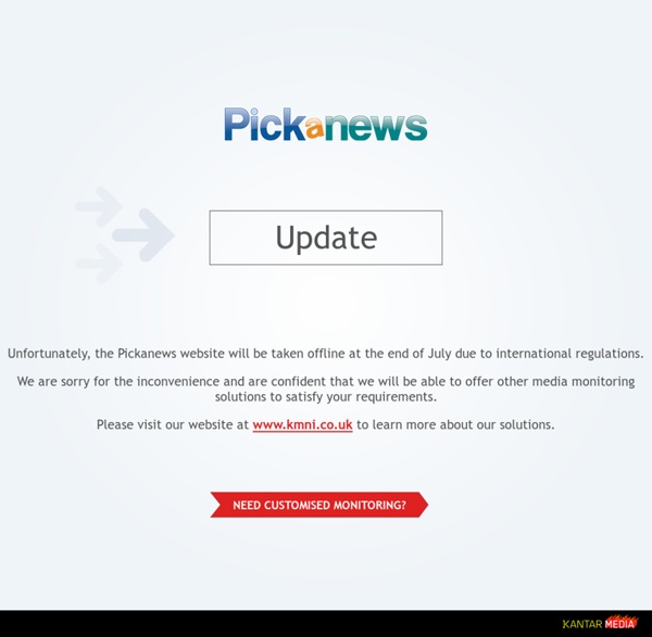 Pickanews : moteur de recherche plurimédia européen. Recherchez parmi 50 000 sources médias (presse, web, TV, radio et réseaux sociaux)