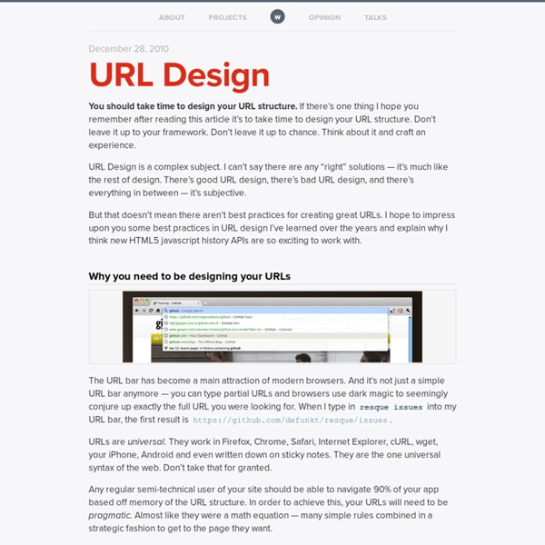 URL Design