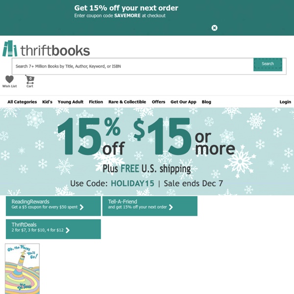 Buy Cheap Books Online at ThriftBooks