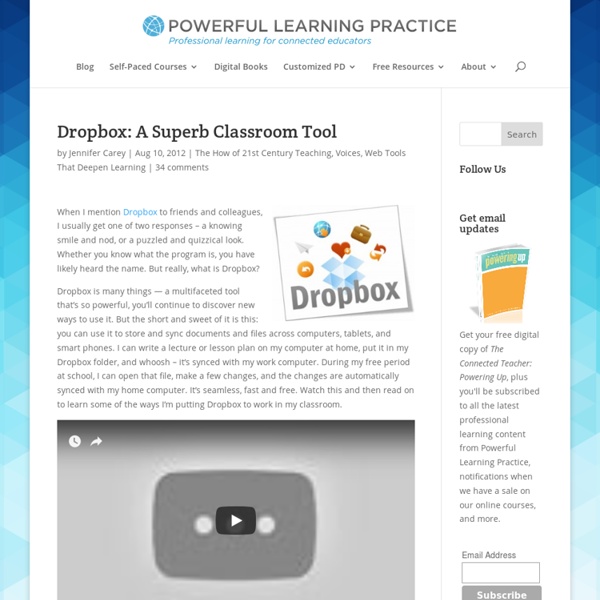 Using Dropbox in the Classroom