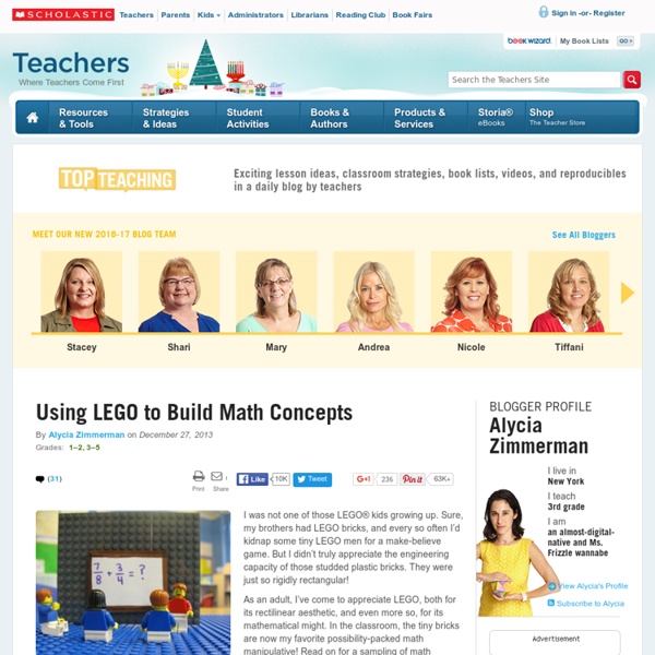 Using LEGO to Build Math Concepts