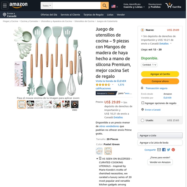 Kitchen Utensils Set - 9 Silicone Cooking Utensils for Non-stick Cookware. Wood Kitchen Utensils. BPA Free, Silicone Spatula Wooden Spoons Set Tongs. Best Chef Kitchen Gadgets Tool Set Gifts - ÉLEVER: Kitchen & Dining
