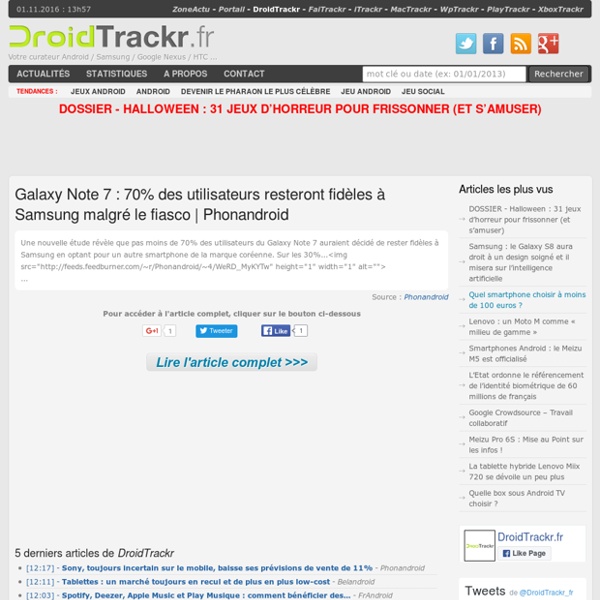 Galaxy Note 7 : 70% des utilisateurs resteront fidèles à Samsung malgré le fiasco - Phonandroid