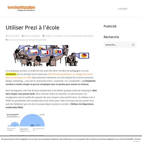 Utiliser Prezi à l'école - LeWebPédagogique