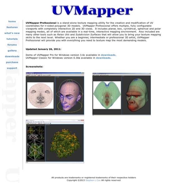 UVMapper - UV Mapping Software
