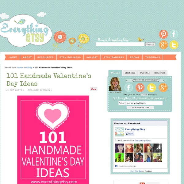 101 Handmade Valentine&s Day Ideas - StumbleUpon